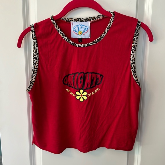 omighty Tops - OMighty Leopard Graphic Tank